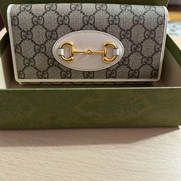 AUTHENTIC GUCCI HORSEBIT 1955 WALLET WITH CHAIN #Crossbody #ShoulderBag #Clutch - Picture 9 of 17